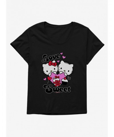 Hello Kitty Sweet Love Girls T-Shirt Plus Size $9.71 T-Shirts