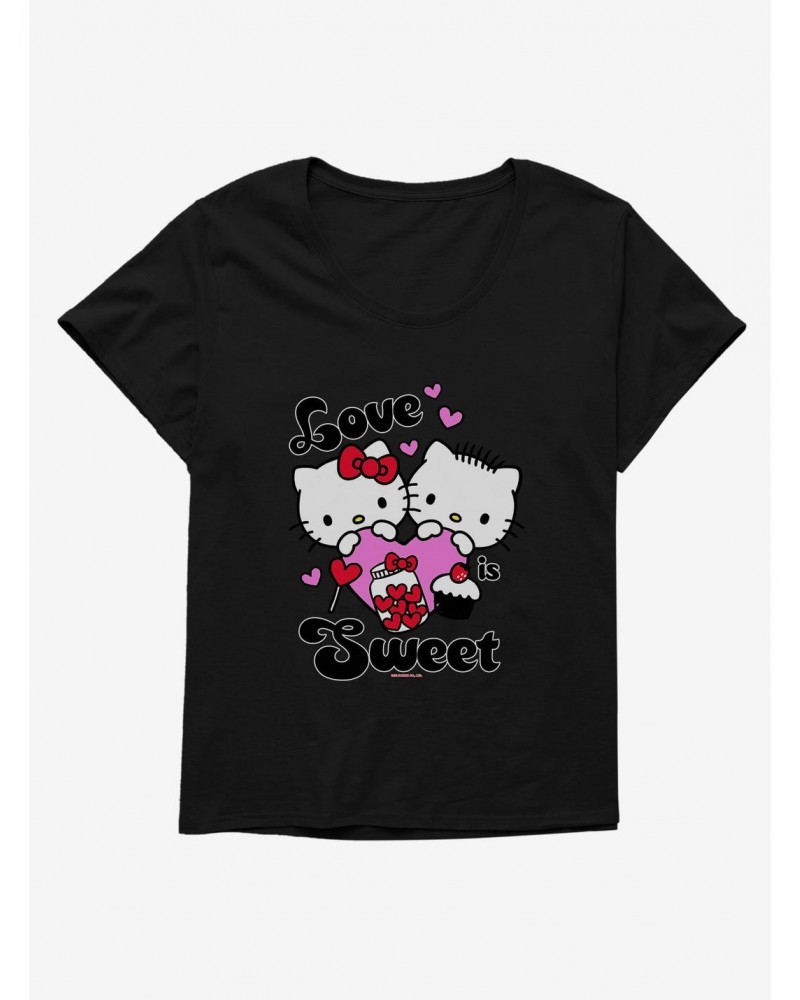 Hello Kitty Sweet Love Girls T-Shirt Plus Size $9.71 T-Shirts