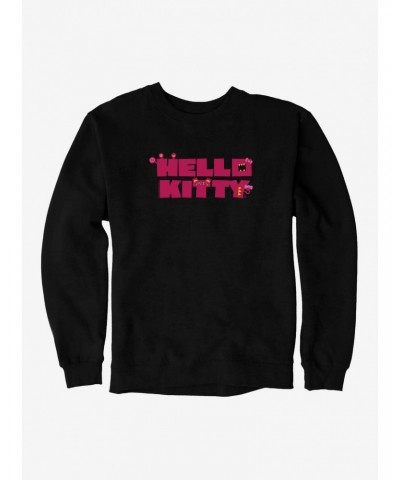 Hello Kitty Sweet Kaiju Stencil Sweatshirt $12.10 Sweatshirts