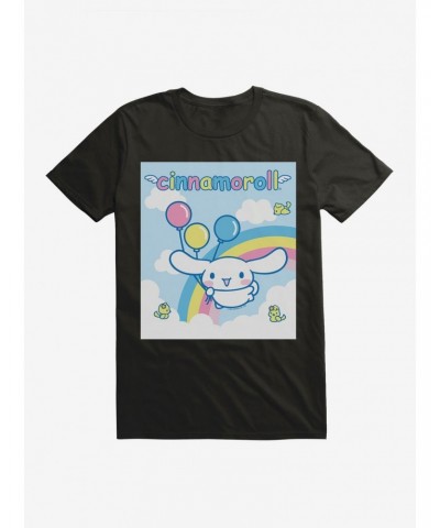 Cinnamoroll Balloons And Rainbow T-Shirt $6.69 T-Shirts