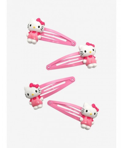 Hello Kitty Classic Pink Hair Clip Set $5.12 Clip Set