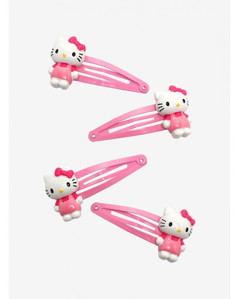 Hello Kitty Classic Pink Hair Clip Set $5.12 Clip Set