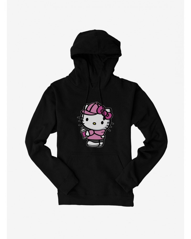 Hello Kitty Pink Side Hoodie $13.65 Hoodies