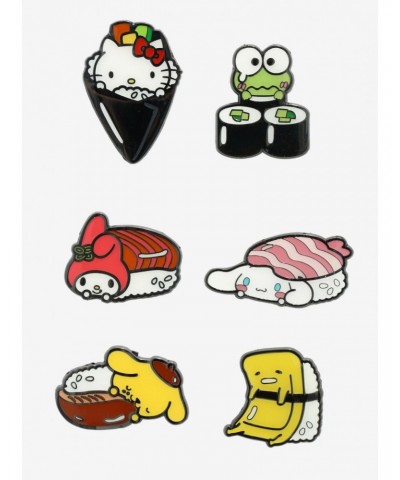 Hello Kitty And Friends Sushi Blind Box Enamel Pin $2.99 Pins