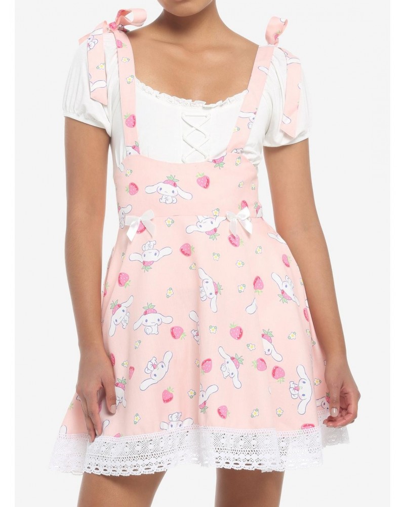 Cinnamoroll Strawberries Suspender Skirt $11.14 Skirts