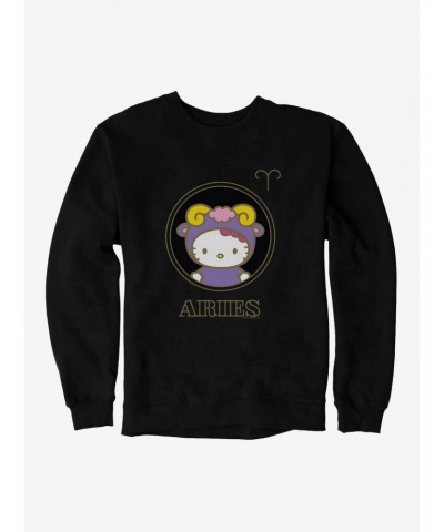 Hello Kitty Star Sign Aries Stencil Sweatshirt $11.51 Sweatshirts
