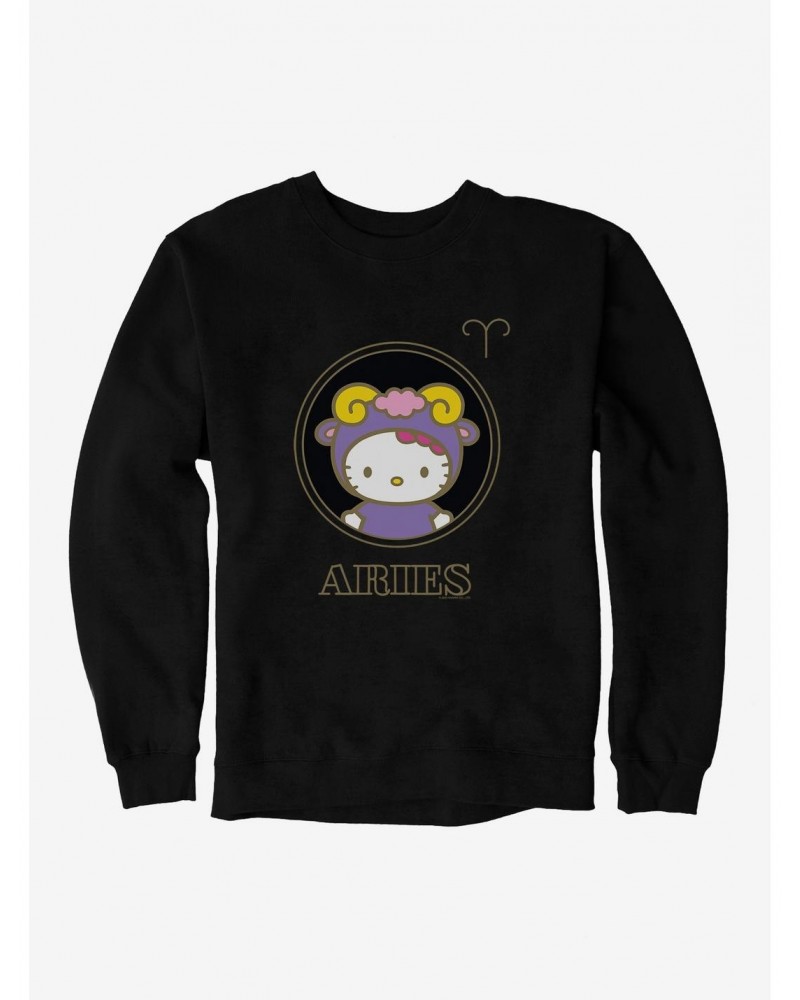 Hello Kitty Star Sign Aries Stencil Sweatshirt $11.51 Sweatshirts