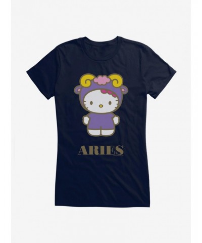 Hello Kitty Star Sign Aries Girls T-Shirt $6.37 T-Shirts