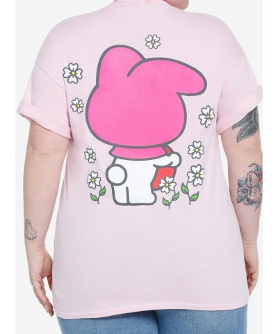 My Melody Jumbo Double-Sided Boyfriend Fit Girls T-Shirt Plus Size $9.15 T-Shirts