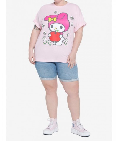 My Melody Jumbo Double-Sided Boyfriend Fit Girls T-Shirt Plus Size $9.15 T-Shirts