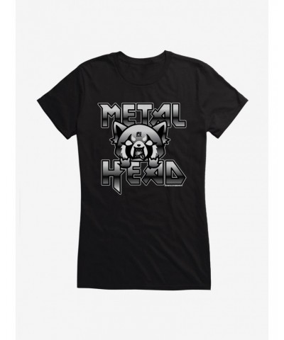 Aggretsuko Metal Head Girls T-Shirt $9.16 T-Shirts
