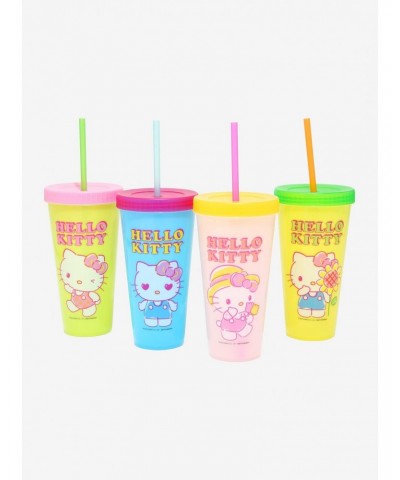 Hello Kitty Color-Changing Acrylic Travel Cup Set $11.45 Cup Set