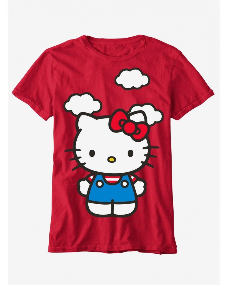 Hello Kitty Jumbo Double-Sided Boyfriend Fit Girls T-Shirt Plus Size $12.36 T-Shirts