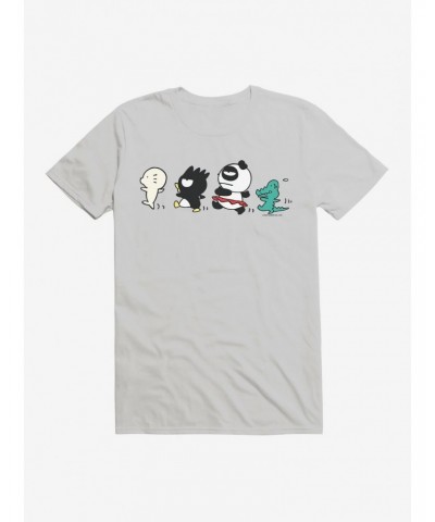 Badtz Maru With Pandaba, HanaMaru, Pochi March T-Shirt $7.07 T-Shirts