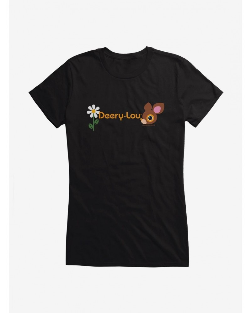 Deery-Lou Flower Logo Girls T-Shirt $8.17 T-Shirts