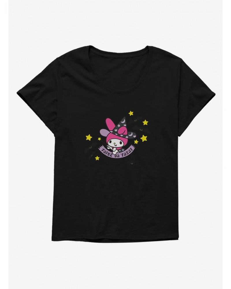 My Melody Halloween Witch Girls T-Shirt Plus Size $11.48 T-Shirts