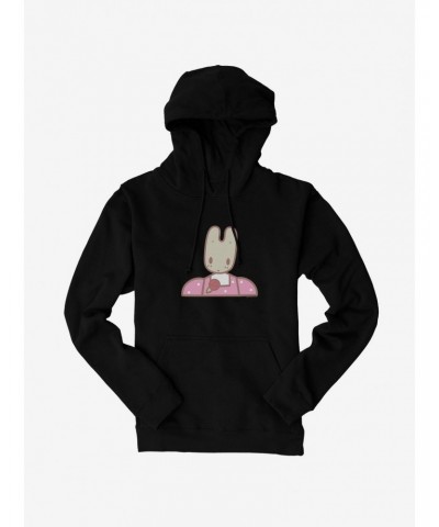 Marron Cream Pink Bunny Hoodie $14.01 Hoodies