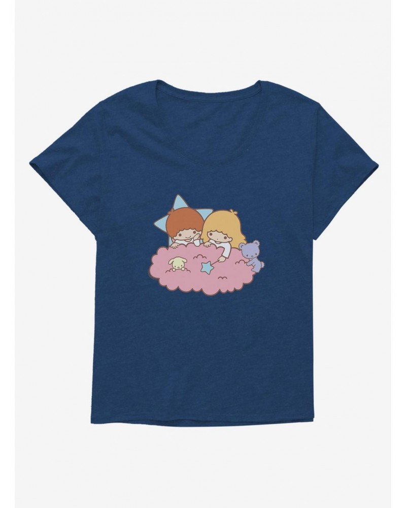 Little Twin Stars Cloud Dream Girls T-Shirt Plus Size $10.87 T-Shirts