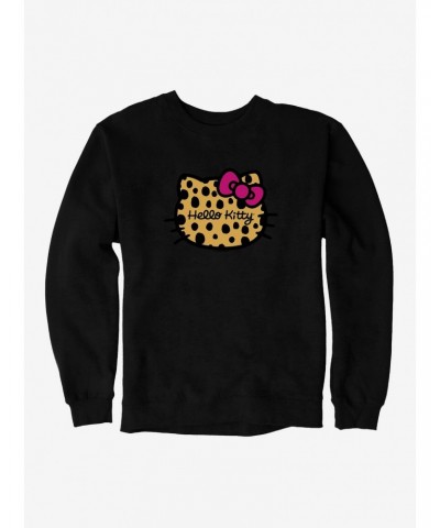 Hello Kitty Jungle Paradise Animal Logo Bow Sweatshirt $13.58 Sweatshirts