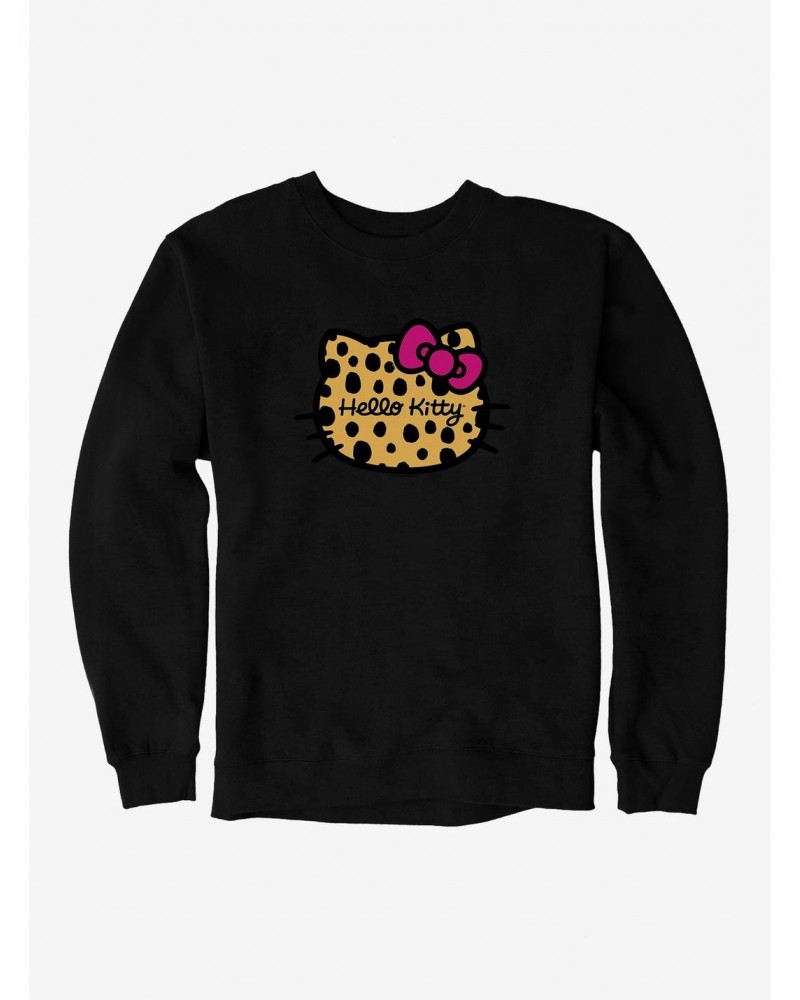 Hello Kitty Jungle Paradise Animal Logo Bow Sweatshirt $13.58 Sweatshirts