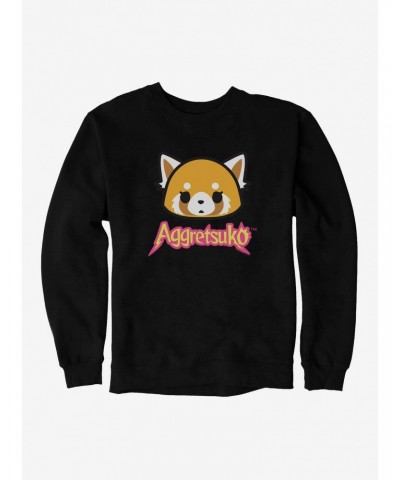 Aggretsuko Face Icon Sweatshirt $13.28 Sweatshirts
