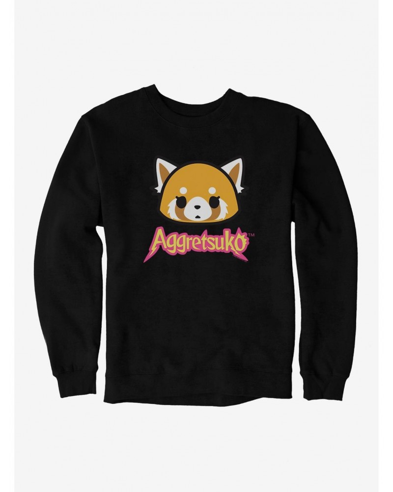 Aggretsuko Face Icon Sweatshirt $13.28 Sweatshirts