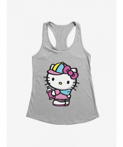 Hello Kitty Spray Can Side Girls Tank $9.76 Tanks
