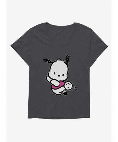 Pochacco Kicking It Girls T-Shirt Plus Size $6.94 T-Shirts