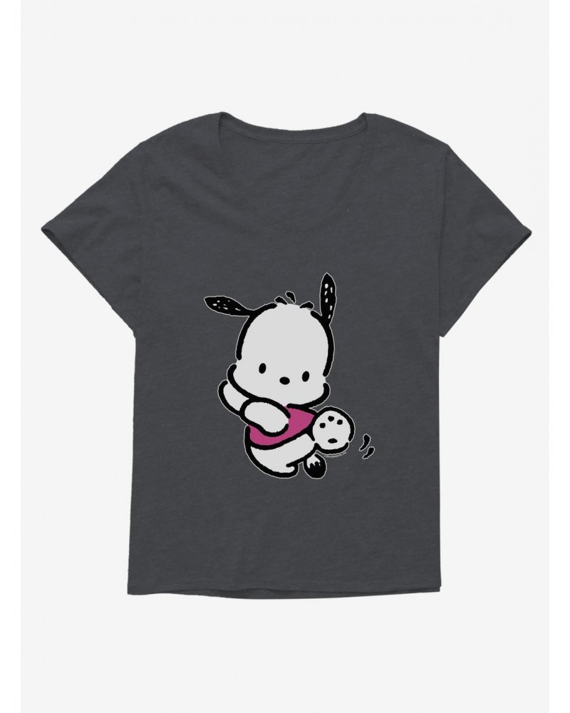 Pochacco Kicking It Girls T-Shirt Plus Size $6.94 T-Shirts