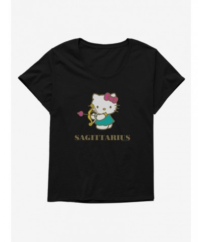 Hello Kitty Star Sign Sagittarius Girls T-Shirt Plus Size $8.32 T-Shirts