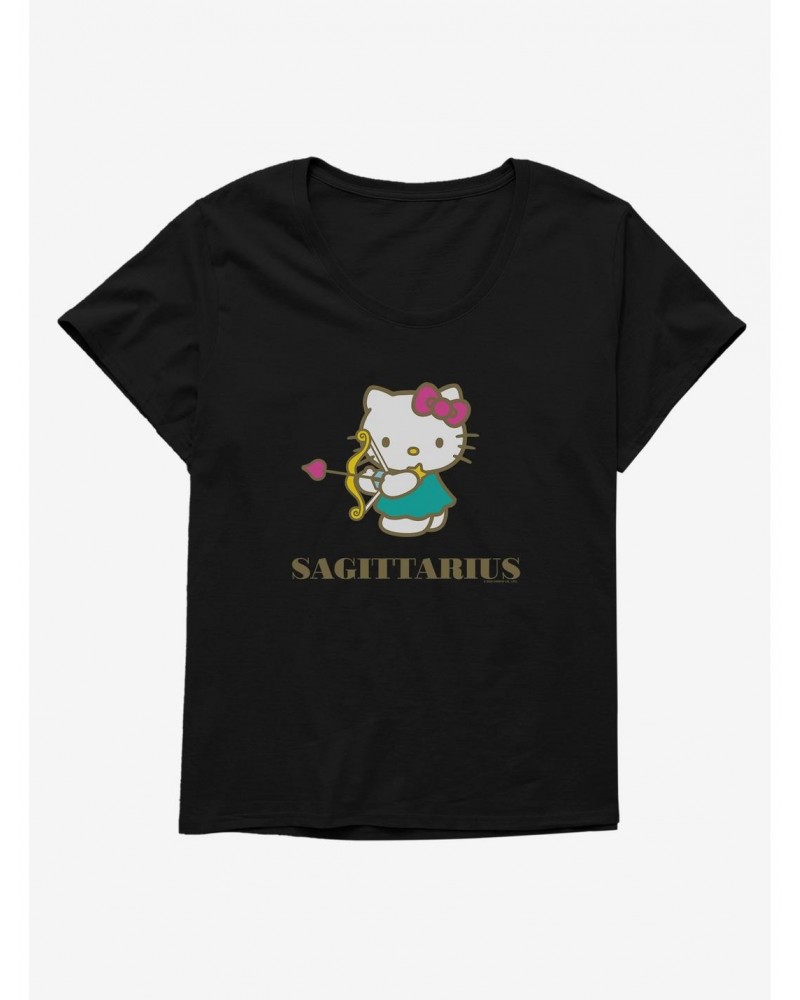 Hello Kitty Star Sign Sagittarius Girls T-Shirt Plus Size $8.32 T-Shirts