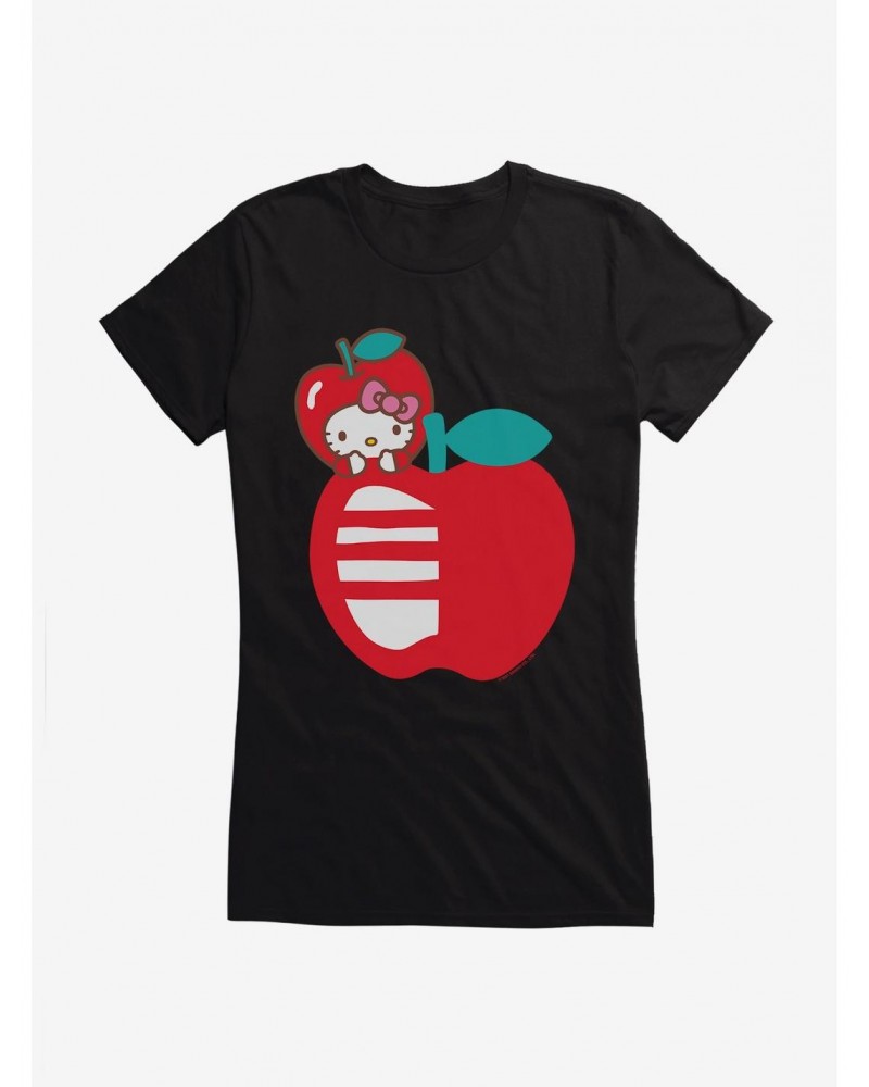 Hello Kitty Five A Day Hello Apple Girls T-Shirt $6.97 T-Shirts