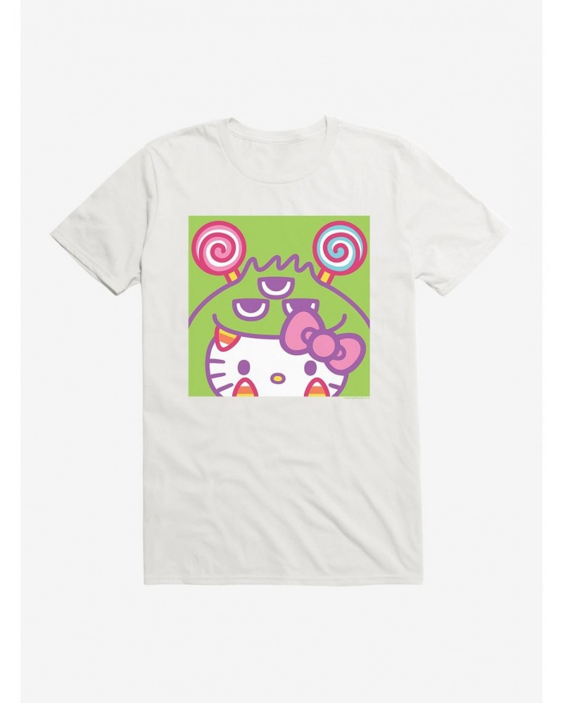 Hello Kitty Sweet Kaiju Candy Corn T-Shirt $9.37 T-Shirts