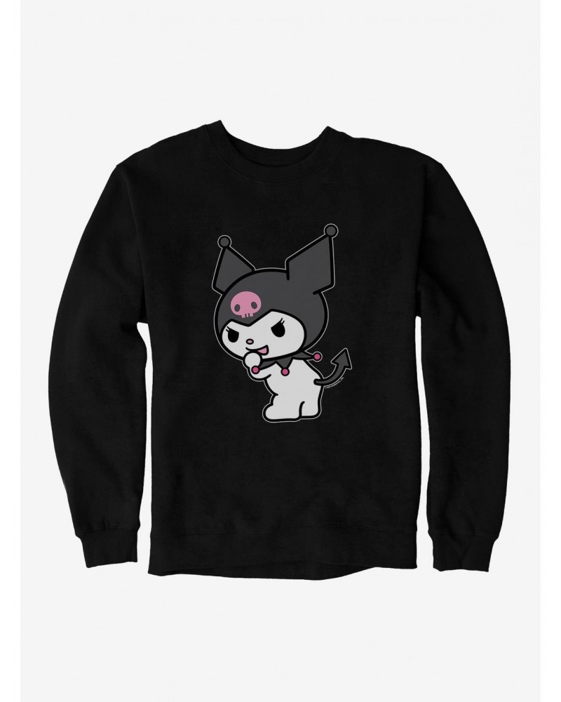 Kuromi Turning Giggle Sweatshirt $9.45 Sweatshirts