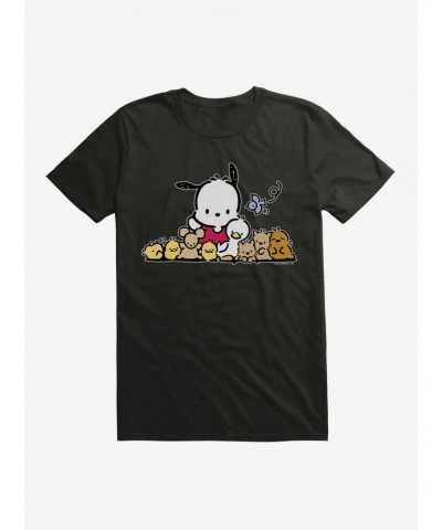 Pochacco Outdoor Fun With Friends T-Shirt $7.07 T-Shirts