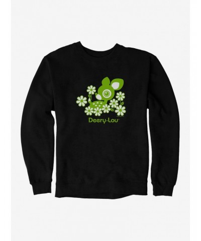 Deery-Lou Floral Green Design Sweatshirt $11.51 Sweatshirts