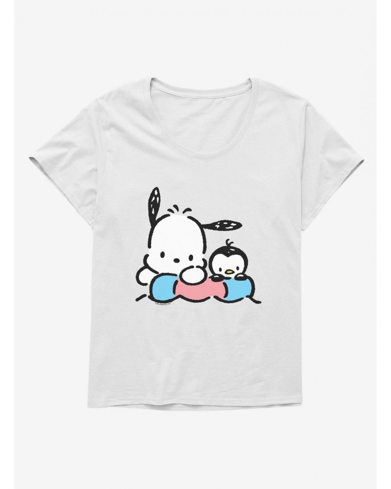 Pochacco Tubular Summer Girls T-Shirt Plus Size $8.79 T-Shirts