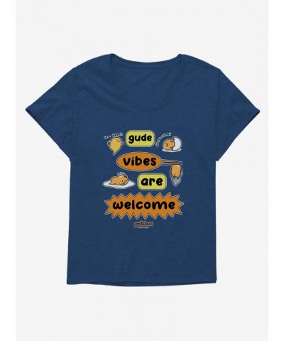 Gudetama Gude Vibes Girls T-Shirt Plus Size $8.32 T-Shirts