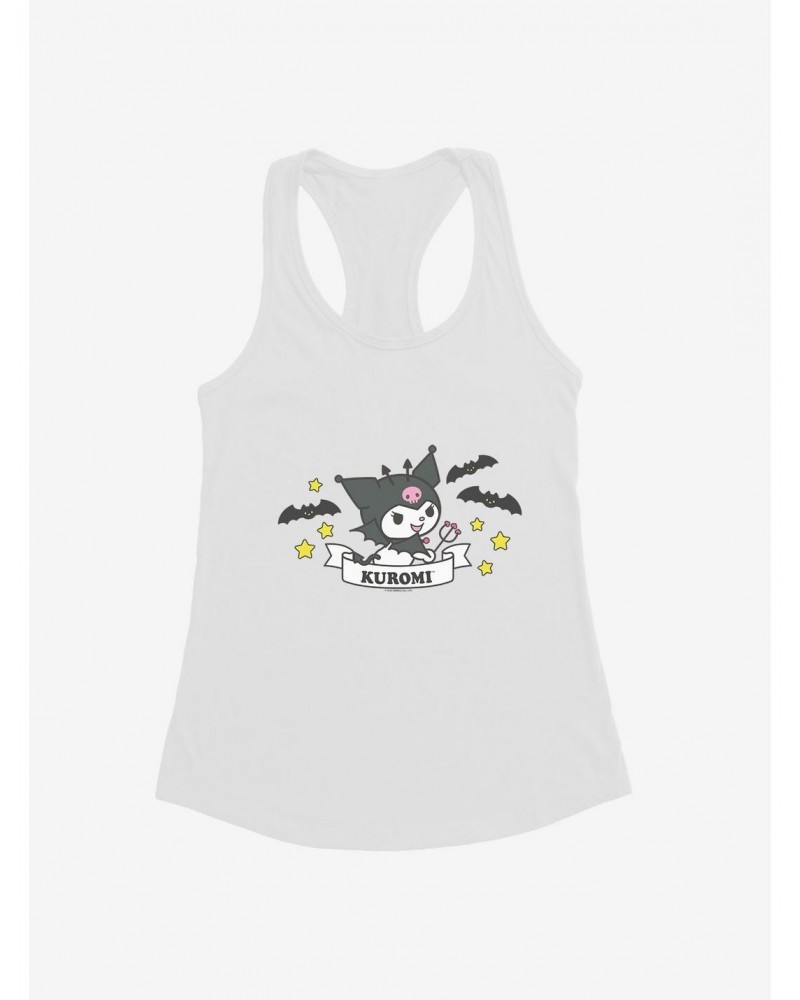 Kuromi Halloween Stars and Bats Girls Tank $5.98 Tanks