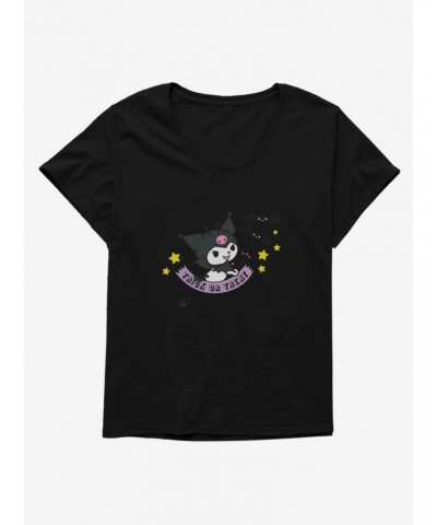 Kuromi Halloween Bats Girls T-Shirt Plus Size $11.00 T-Shirts