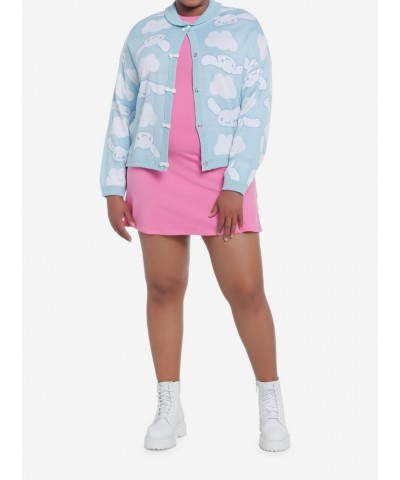 Cinnamoroll Cloud Collar Girls Cardigan Plus Size $14.38 Cardigans