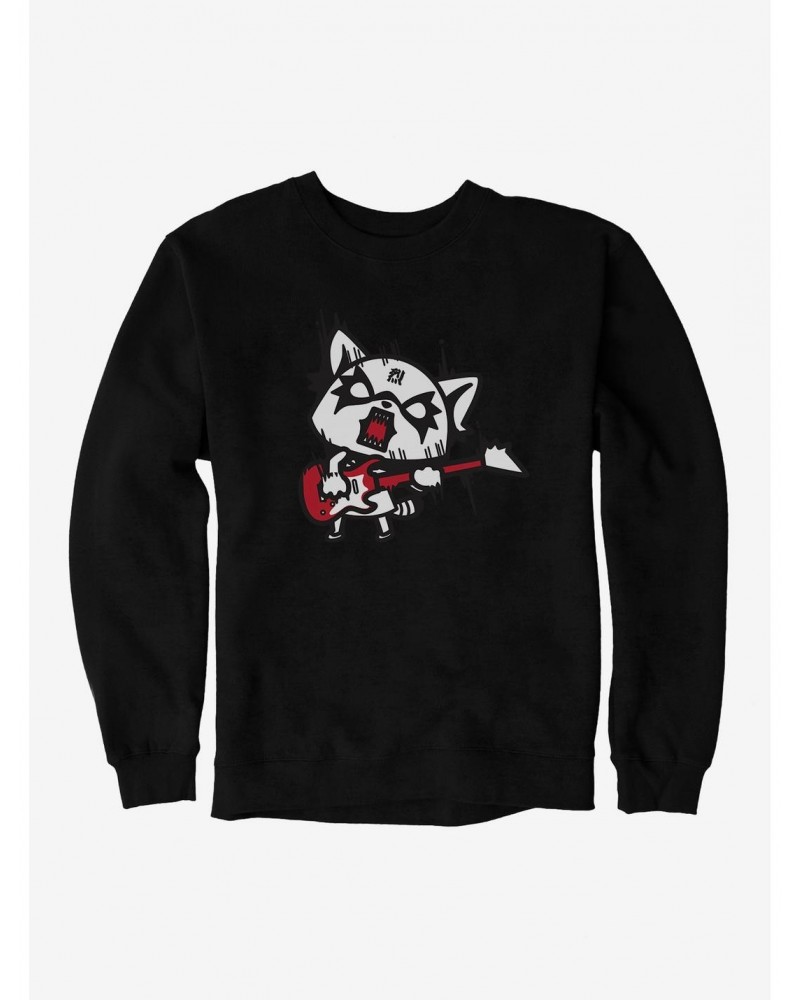 Aggretsuko Metal Hard Rock Sweatshirt $12.69 Sweatshirts