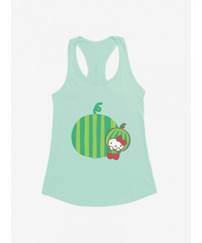 Hello Kitty Five A Day Watermelon Relaxing Girls Tank $9.36 Tanks