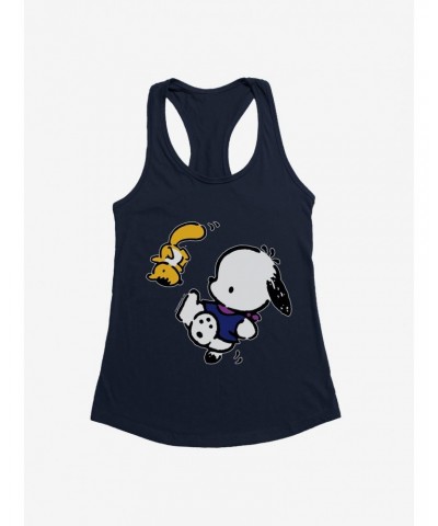 Pochacco Hanging Out With Mon-Mon Girls Tank $8.17 Tanks