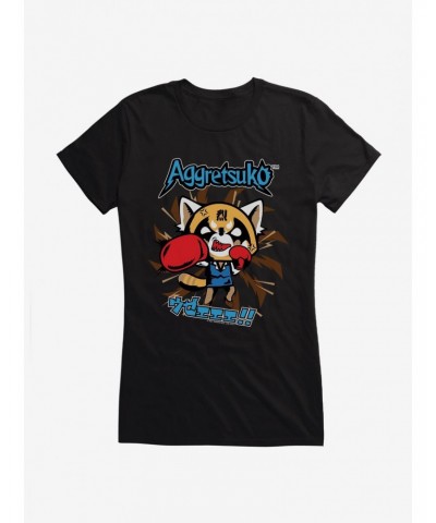 Aggretsuko Stay Balanced Girls T-Shirt $6.97 T-Shirts