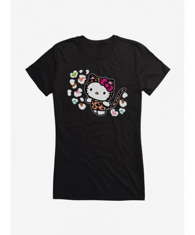 Hello Kitty Jungle Paradise Animal Spots Girls T-Shirt $6.37 T-Shirts
