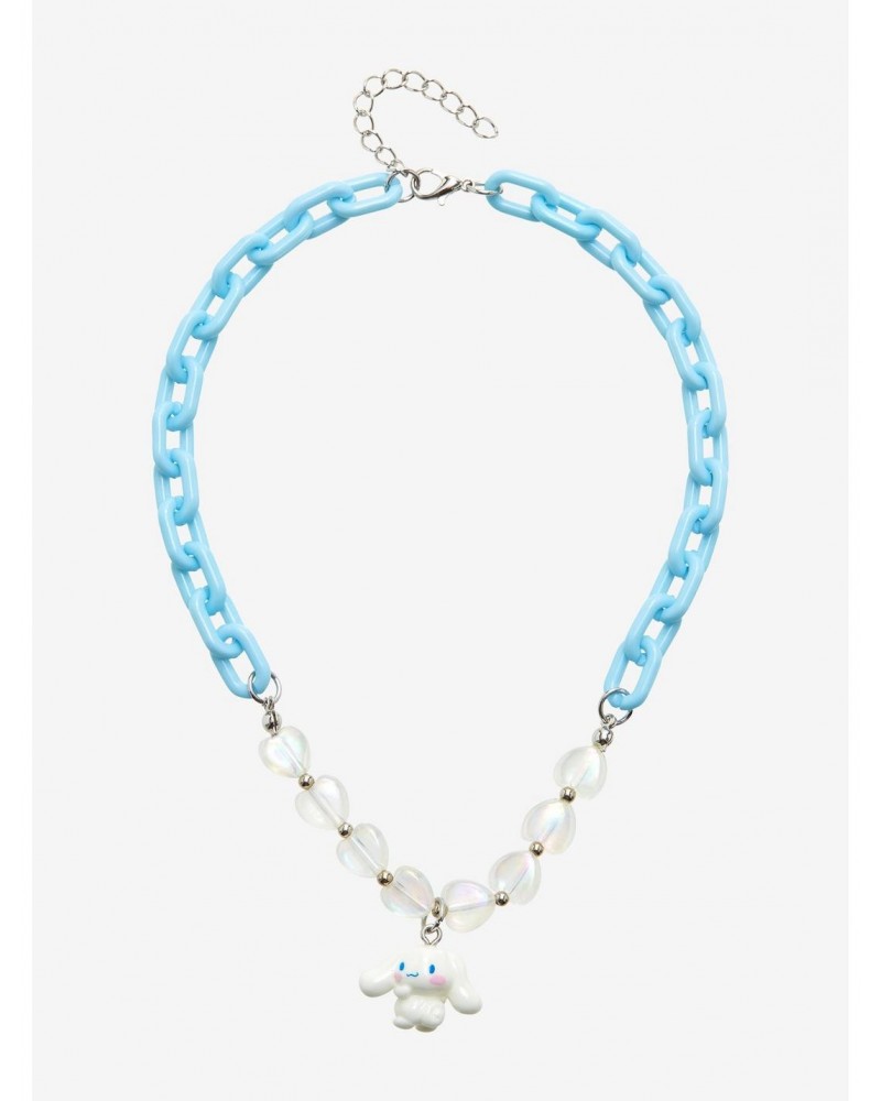 Cinnamoroll Heart Chain Necklace $6.19 Necklaces