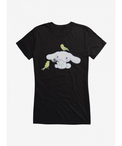 Cinnamoroll Bubbles And Birds Girls T-Shirt $9.56 T-Shirts