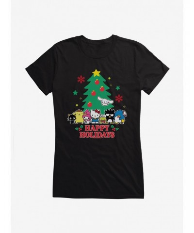 Hello Kitty and Friends Happy Holidays Girls T-Shirt $6.57 T-Shirts