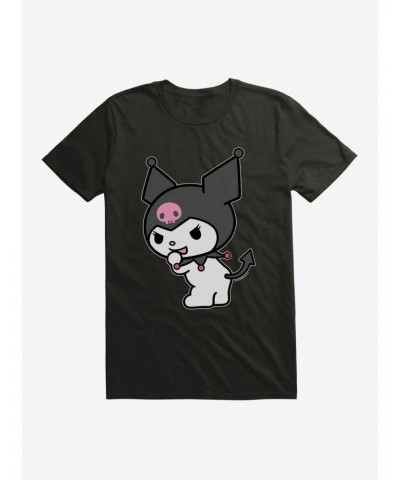 Kuromi Turning Giggle T-Shirt $8.60 T-Shirts